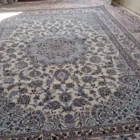 یک عدد فرش ۹متری دستبافت نایین نقشه اخوان