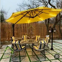 سایبان چتری  با روشنایی
