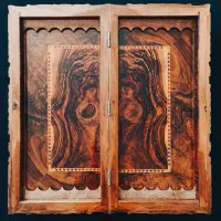 تخته نرد تمام منبت ریشه گردو سنندج