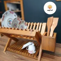 آبچکان چوبی|آبچکان و نظمدهنده ظروف|مشهد, عسگریه|دیوار