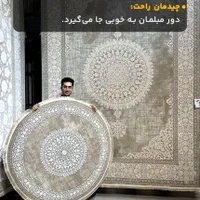 فرش ۲۹۲۹ طرح نئوکلاسیک وینتیج مدرن ۶/۹/۱۲ متری|فرش|قم, باجک دو|دیوار