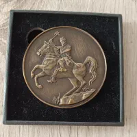 مدال نادر شاه بسیار زیبا از جنس برنز|کلکسیون سکه، تمبر، اسکناس|رضوانشهر, |دیوار