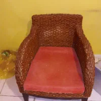 مبل حصیری نیم ست،تختخواب،جاکفشی،کنسول و گلدان|مبلمان خانگی و میز عسلی|تهران, شهرک پرواز|دیوار