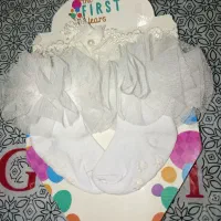 جوراب بچگانه نو همراه با تل هم دوقلو هم جدا