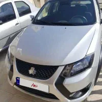 کوئیک GXRL نقره ای متالیک سقف مشکی پارس خودرو