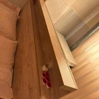 تخت دونفره همراه با روتختی کاملا نو