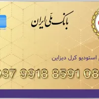 گمشده جا کارتی مشکی با کارت