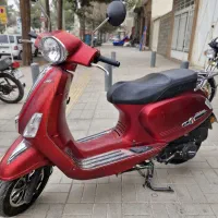 موتورسیکلت دست دوم طرح وسپا کاوان بیست ماهه