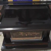 بخاری شومینه دوشعله تمام چدن|بخاری، هیتر، شومینه|سلماس, |دیوار