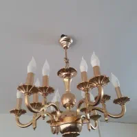 لوستر کلاسیک آب طلا