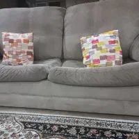 مبل ۳نفره،طوسی و پارچه ای|مبلمان خانگی و میز عسلی|کرج, فاز ۳ گوهردشت|دیوار