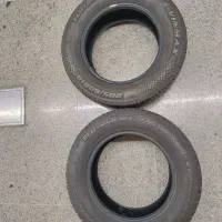 یک جفت لاستیک چینی205 پژو با دو جفت رینگ صلیبی ۱۴|قطعات یدکی و لوازم جانبی|همدان, |دیوار