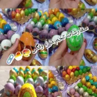 سفارش و فروش تخم مرغ رنگی در رنگهای متنوع