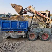 حمل نخاله ساختمانی با مینی لودر  وانت نیسان کمپرسی|خدمات حمل و نقل|سیرجان, |دیوار