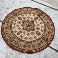 قالیچه گلیم گرد یک متری