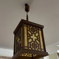 لوستر چوبی
