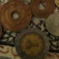 سکه عتیقه کلکسیونی|کلکسیون سکه، تمبر، اسکناس|قم, چهل درخت‎|دیوار
