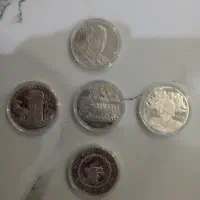 ۵عدد سکه یادبود هیتلر  کمیاب