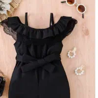 پارچه مخمل ونوس مشکی