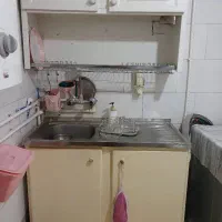 آبچکان با کمد و ظرفشویی و سینک