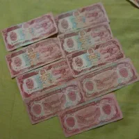 تعداد ۹ عدد اسکناس کلکسیونی ۱۰۰ افغانی