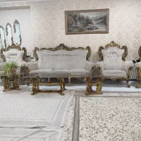 مبل سلطنتی ۹نفره تمیز|مبلمان خانگی و میز عسلی|بوکان, |دیوار