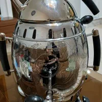 سماور گازی استیل ۶ لیتری طرح دار