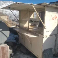 دکه چرخ دار فلافلی و ... دستفروشی