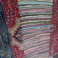 فرش،دست باف و گلیم هر دو دست بافت و نو|گلیم، جاجیم، گبه|یزد, |دیوار