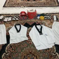 لوازم تکواندومناسب۶تا۱۰سال کامل۲ دست لباس کمربند