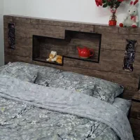 سرویس تخت خواب دو نفره با تشک در حد