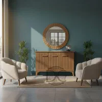 کنسول ۱۲۰/آیینه گرد/تولیدی/رنگبندی