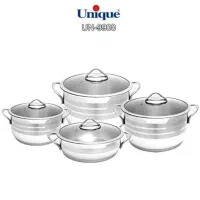 قابلمه ۸ پارچه استیل یونیک