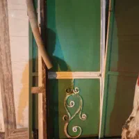 درب حیاط سه لنگ بسیار سنگین