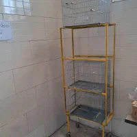 پایه چرخدار قفس