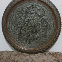 سینی قلم زنی قدیمی وعتیقه