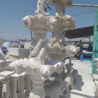 آبنما سنگی شیر سنگی مجسمه سنگی عقاب حیوانات