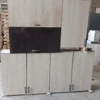 کابینت کارکرده بدنه فلز درب ام دی اف