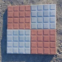 موزاییک ویبره پلیمری نانو و حاشیه باغچه و سنگ پله