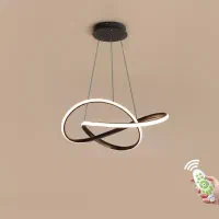 لوستر مدرن LED با طراحی حلقه‌ای هوشمند|لوستر و چراغ آویز|تهران, سازمان برنامه شمالی|دیوار
