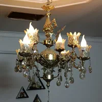 لوستر 4شاخه دوبل