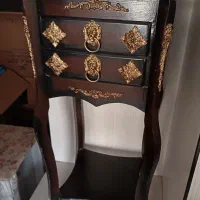 میز تلفن چوبی