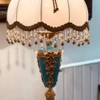 یک جفت آباژور سبک نئوکلاسیک|چراغ خواب و آباژور|شیراز, تاچارا|دیوار