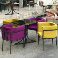 صندلی اپن جکدار،پایه ثابت ،چرخ دار کد (۹۶۶)