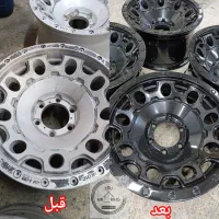 تابگیری رینگ، جوشکاری آرگون، رنگ آمیزی