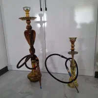 قلیان چوبی وبرنج