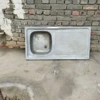 سینک ظرفشویی|آب‌چکان و نظم‌دهنده ظروف|خوی, |دیوار