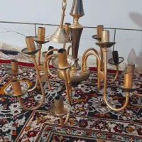 لوستر برنزی دوعدد