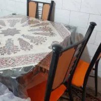 میز صندلی ناهار خوری.در حد نو بدون خط و خش و خرابی