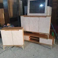 آینه کنسول مبلمان راحتی جلو مبلی عسلی|بوفه، ویترین، کنسول|ساری, |دیوار